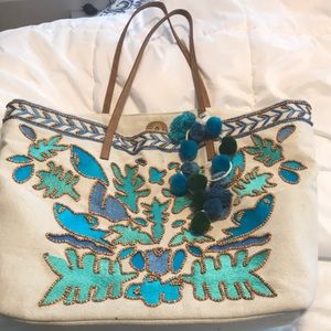 Beach bag  large bright colours